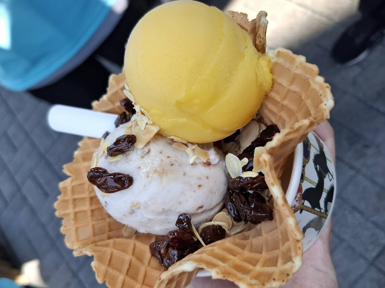 宮原眼科のアイスクリーム